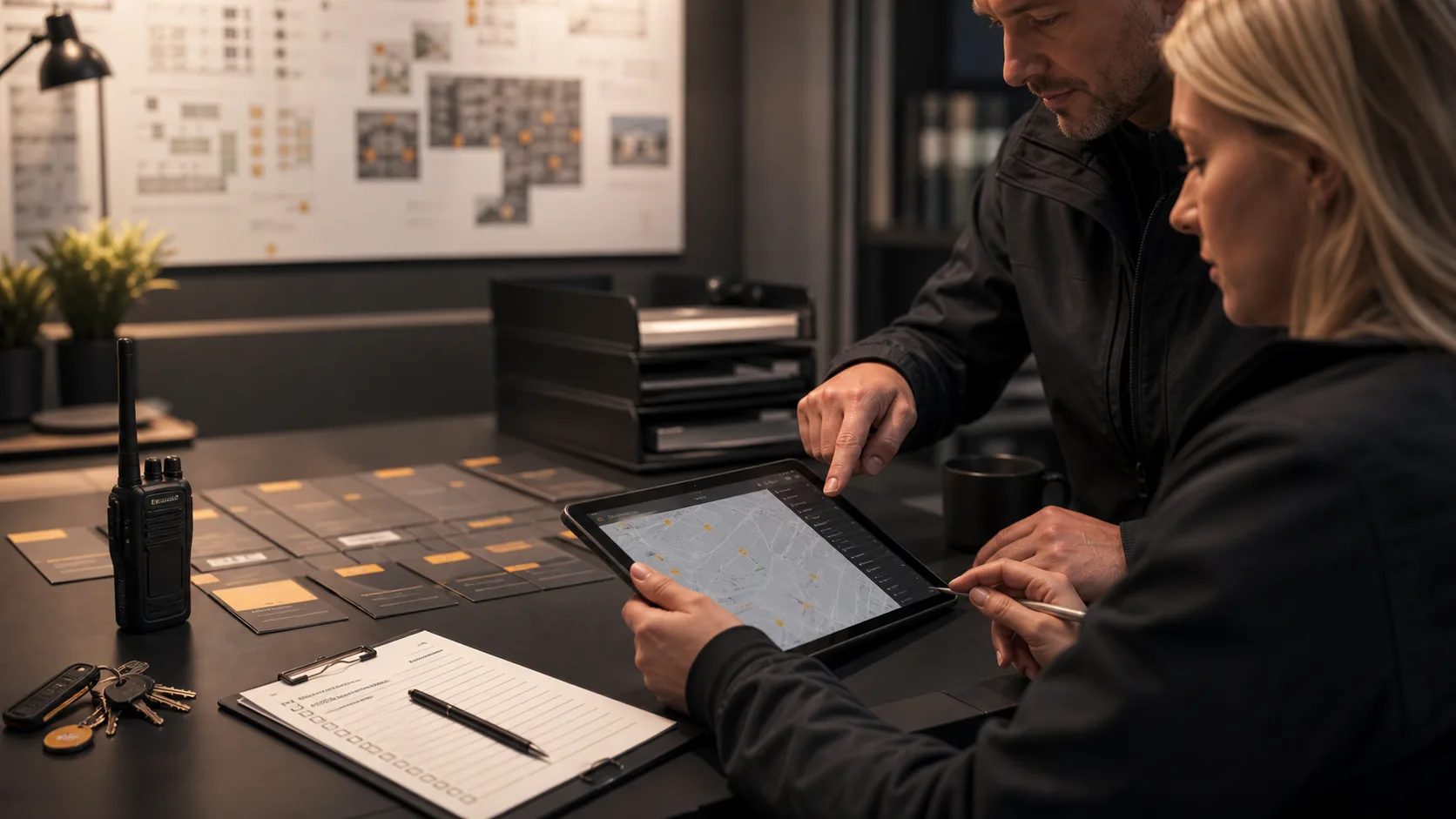 Einsatzplanung statt Improvisation FMFK Team plant Objektservice Einsätze mit Tablet, Checklisten und strukturierter Einsatzübersicht